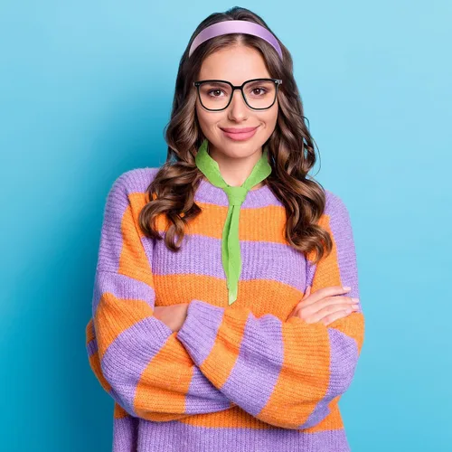 Vista 6 de Bufanda para la cabeza de gasa verde de Halloween y diadema ancha morada para mujer, bufanda de cuello de cinta, pañuelo de satén lavanda