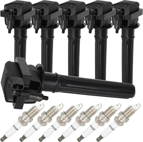 Vista 7 de ECCPP UF269 6 bobinas de encendido con 6 bujías de iridio 7781 para Chrysler para Dodge Concorde Intrepid Concorde 300 Pacifica Prowler Magnum 2.7L