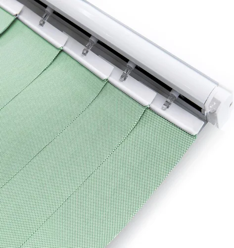 Vista 16 de LETAU Persianas verticales solares inalámbricas, 5% tela de malla, ajuste ligero, reduce el deslumbramiento solar, protección UV, persianas beige