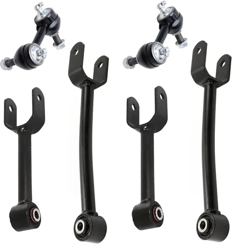 Vista 75 de Detroit Axle - Kit de extremo delantero RWD para Chrysler 300 Dodge Charge Challenger 2011-2019, 2 brazos de control inferiores traseros 2 rótulas