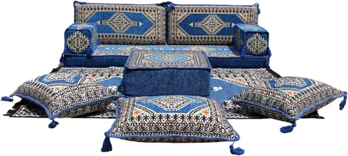 Vista 21 de arabicsofa Sofá de piso árabe Jalsa - Sofá tradicional hecho a mano para sala de estar