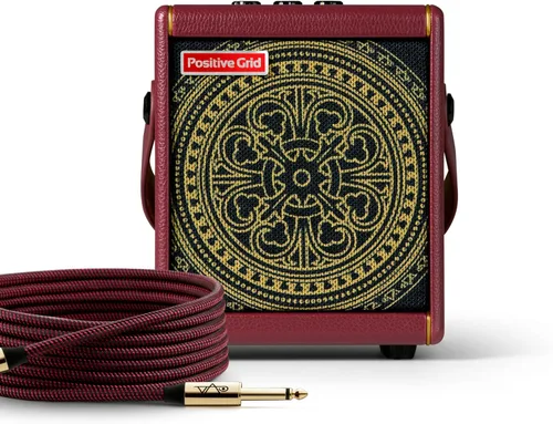 Vista 10 de Positive Grid │ Spark MINI │ Amplificador inteligente portátil de guitarra de 10 W y altavoz Bluetooth Sonido portátil para tocar la guitarra