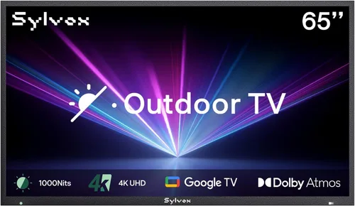 Vista 25 de SYLVOX Nueva TV inteligente para exteriores de 43”, Rendimiento impermeable superior, Acabado mate mejorado para efecto antirreflejos mejorado