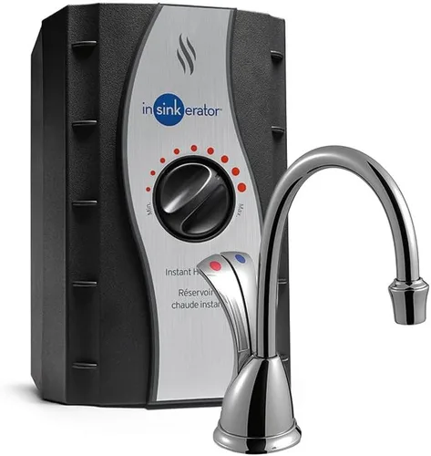Dispensador instantáneo de agua fría y caliente de InSinkErator, HC-WAVEC-SS, 0 volts