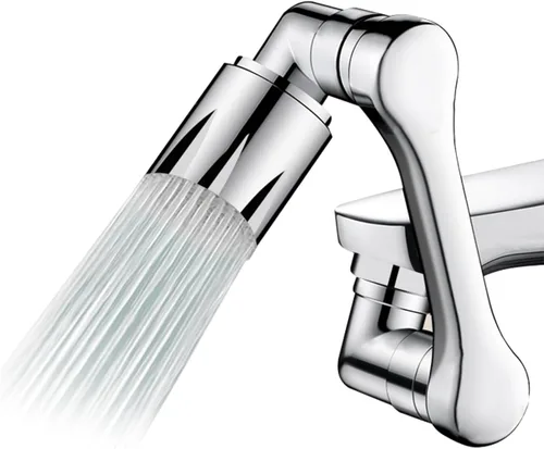 Extensor de grifo giratorio de 1440°, aireador de fregadero de 2 modos de salpicadura, filtro de agua, extensión de filtro de agua para cocina,