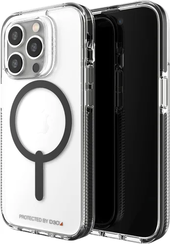 Vista 31 de ZAGG Gear4 Santa Cruz Snap Case para Apple iPhone 14, protección contra caídas D30 de hasta 13 pies (4 m), compatible con carga inalámbrica, parte