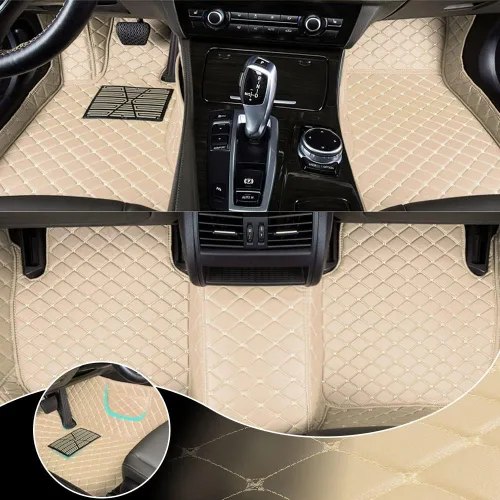 Vista 9 de Alfombrillas personalizadas para Ford Edge 2007-2023 para automóvil, de lujo, impermeables, antideslizantes, cobertura completa, forros de piso
