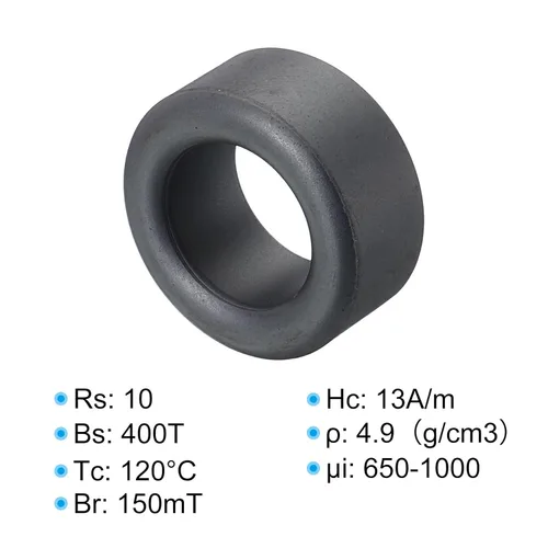 Vista 3 de PATIKIL Núcleo toroide de ferrita, 30 unidades de núcleo toroide de 1 pulgada ODx0.6 pulgadas IDx0.5 pulgadas H anillos de ferrita transformador