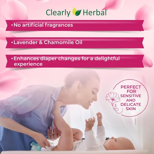 Vista 5 de Toallitas para bebé, fórmula de agua de rosas, hechas con aceites esenciales y extractos de hierbas naturales, Parent's Choice, paquete de 864