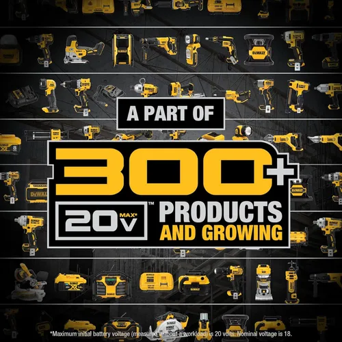 Vista 9 de DEWALT Kit de sierra circular inalámbrica sin escobillas de 20 V MAX XR de 7-1/4 pulgadas con batería y cargador (DCS590WW1)