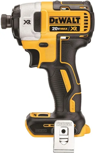 DEWALT Destornillador de impacto MAX XR de 20 V, sin escobillas, 3 velocidades, 1/4 pulgadas, solo herramienta (DCF887B)