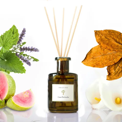 Vista 15 de PRISTINE Casa Particular/Inspired by Wyndham - Difusor de varillas para el hogar Rica mezcla de hojas de tabaco, juego de difusor de caña