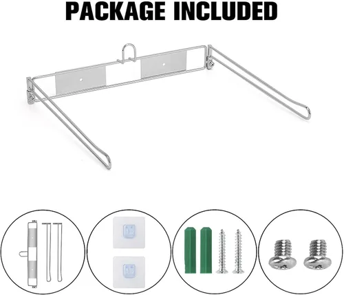 Vista 3 de YeeBeny Estante para bolsas de camisetas - Soporte para bolsas de plástico colgante