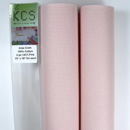 Vista 46 de KCS 2 cajas de tela de costura de algodón para punto de cruz de 15 x 18 pulgadas (blanco antiguo, 11 unidades)