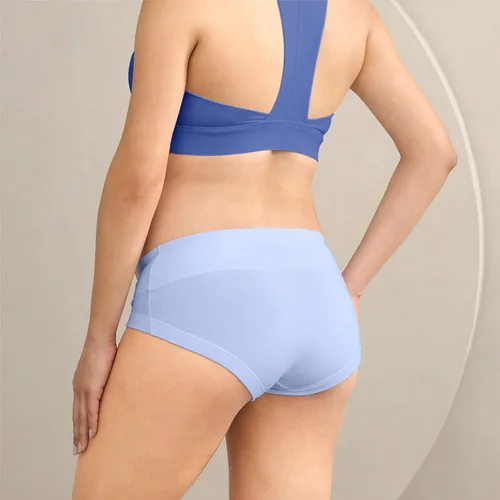 Vista 3 de Intimate Portal - Bragas de maternidad de cobertura total, tiro debajo del vientre, hechas de algodón para mujer embarazada