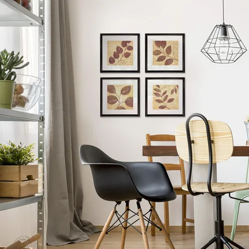 Vista 40 de Wexford Home Colección de primavera de jardín de campo francés, colección de primavera, juego de 4 paneles para decoración de pared de oficina