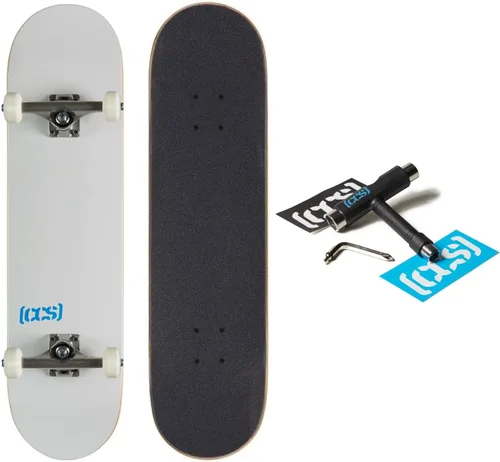 Vista 22 de [CCS] Patineta completa Madera de arce Grado profesional Totalmente montado con herramienta de patinaje y calcomanías Adultos, niños