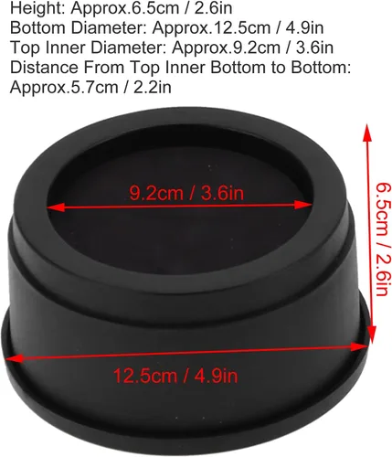 Vista 2 de Furniture Risers, 4PCS Bed Lifts Riser Non Slip Floor Protector Furniture for Dorm Room Storage