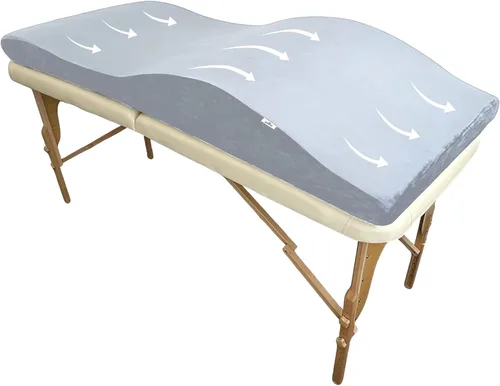 Vista 10 de Cubrecama de pestañas – Almohadilla ergonómica de espuma viscoelástica con funda de felpa, cojín de mesa de spa para técnico de pestañas, colchón