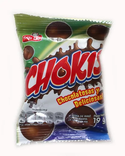 Vista 3 de CHOKIS Bolitas de Maiz Cubiertas en Chocolate - Bolsa de 16.