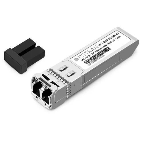 Vista 49 de 10GBASE-LR SFP+ Módulo Transceptor Óptico, 1310nm, 6.2 mi, DDM, Duplex LC SMF, 10 unidades, Gris, Sólido