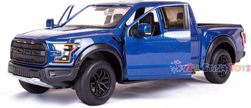 Vista 3 de Motormax 79344 Escala 1:24 2017 Ford F-150 Raptor Azul