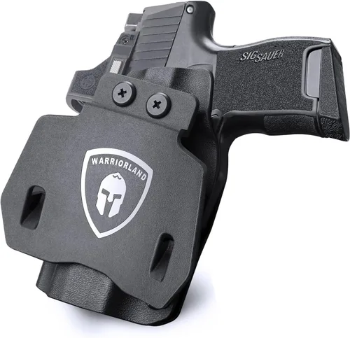 Vista 9 de WARRIORLAND Funda OWB Kydex con corte óptico, ajuste seleccionado para Glock 17/19/19X/43/43X MOS, sin riel 1911, Hellcat/Hellcat Pro, Taurus
