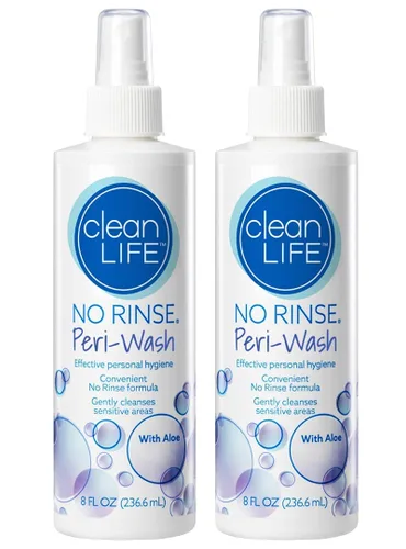 Vista 3 de No-Rinse Peri-Wash, 8 fl oz - Limpiador perineal calmante y protector en una fórmula sin enjuague (paquete de 3)