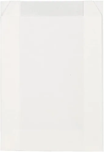 Vista 9 de Restaurantware Bag Tek - Bolsas de papel de 4.3 x 1.5 x 6.3 pulgadas para aperitivos, 100 bolsas desechables para papas fritas, a prueba de grasa