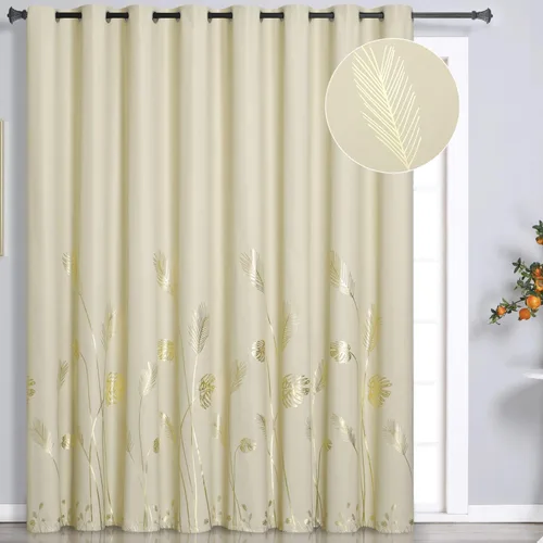 100"W x 96"L (Pack of 1) · Estampado Beige/Dorado