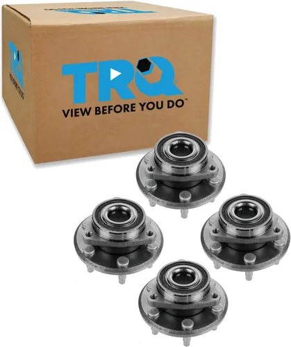 Vista 248 de TRQ Par de conjunto de cubo de cojinete de rueda delantera izquierda derecha, 2 piezas compatible con Lexus GX460 2003-2009 GX470 2003-2023 Toyota