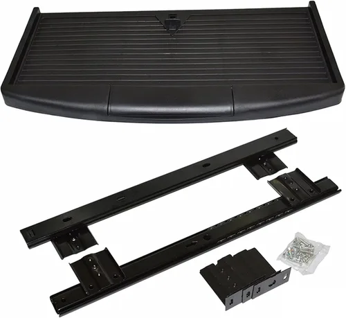 Vista 9 de Y&J Bandeja ergonómica de extensión de escritorio para bricolaje, espacio de almacenamiento para cajones de teclado, ideal para el hogar u oficina