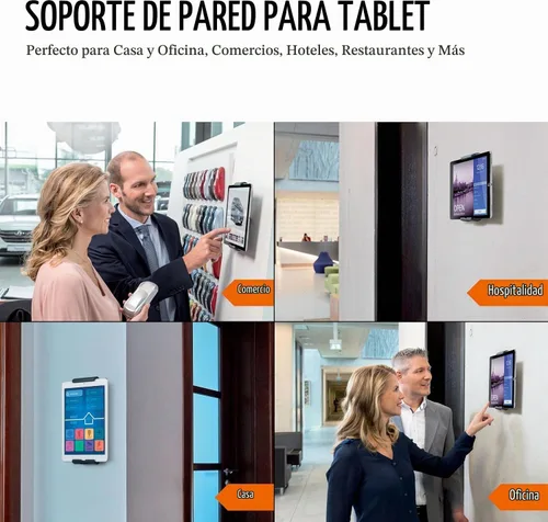 Vista 8 de Durable Soporte para tablet montado en la pared, soporte universal