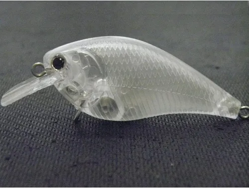 Vista 13 de 10 Señuelo en Blanco sin Pintar Minnow Crankbait de Agua Superior sin Labios Jerkbait Señuelos de Pesca