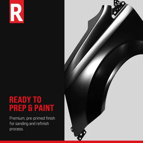 Vista 9 de Evan Fischer Guardabarros delantero del lado del conductor compatible con Kia Soul Primed 2014-2019