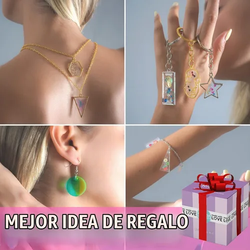 Vista 4 de Modda Kit Deluxe de Fabricación de Joyas con Curso en Video, Incluye Instrucciones, Abalorios, Elaboración de Collar, Pulsera, Aretes, Manualidades