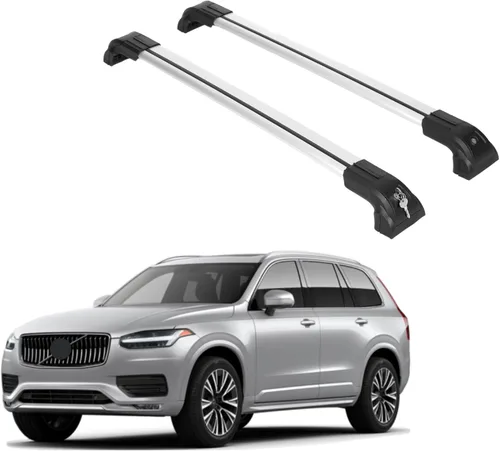 Vista 11 de ERKUL Barras transversales para techo de alta resistencia de 220 libras para Volvo XC40 2019-2026 Monturas metálicas sólidas Barras