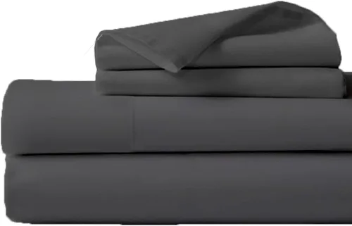 Vista 12 de Sábanas de algodón egipcio de 600 hilos - Sábanas refrescantes de lujo tamaño individual - Sábanas de algodón suave tejido satinado - Bolsillo