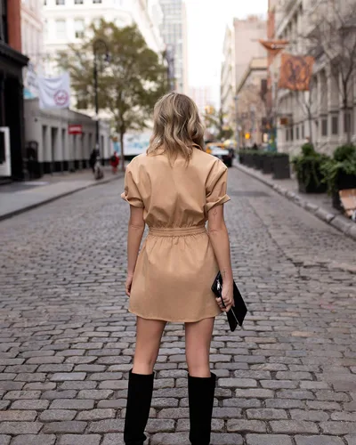 Vista 2 de The Drop Bolso de mano plegable con cremallera Southampton para mujer