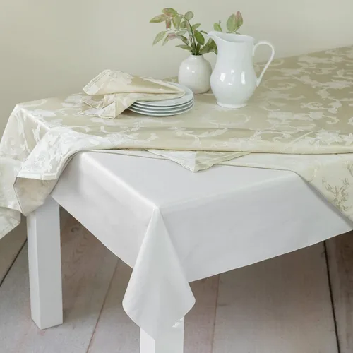 Vista 8 de Benson Mills Almohadilla de mesa de vinilo resistente de lujo, protector de mesa de alta calidad, impermeable con respaldo de franela, diseño