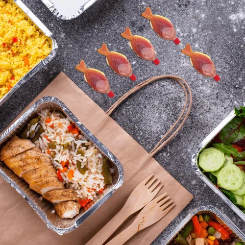 Vista 8 de Recipientes para condimentos, 100 unidades Bento Lunch Caja de salsa de soja, botellas dispensadoras de vinagre, botellas de condimentos de plástico