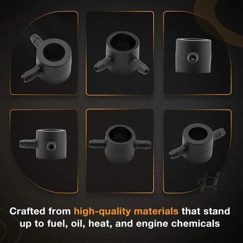 Vista 4 de Kit de línea de retorno del inyector de combustible diésel compatible con Ford 1983-1988 Non-Powerstroke 6.9L 7.3L