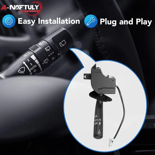 Vista 4 de Interruptor multifunción con atenuador de luz de giro para Ford F150 2005-2008, Lincoln Mark LT 2006-2008, reemplazo 5L3Z-13K359-AAA