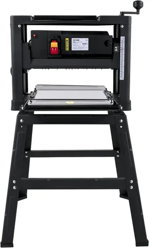 Vista 9 de VEVOR Cepilladora de Espesor de 12.5 Pulgadas, Cepilladora de Madera Plegable de 1500W, Carpintería, Velocidad de Alimentación de 315"/min, Cortador