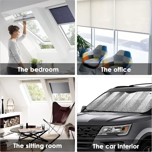 Vista 6 de Theshai 12 ganchos de ventosa de plástico transparente de 1.772 in con bucles extraíbles para ventanas de vidrio, parabrisas, azulejos, cocina