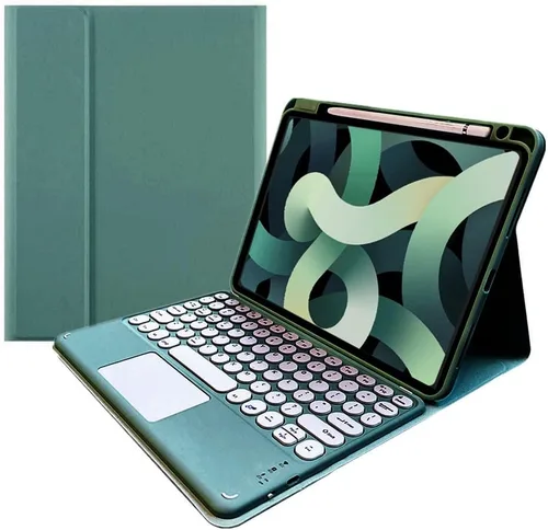 Vista 8 de Funda con Teclado para iPad 9ª 8ª 7ª Generación iPad 10.2 pulgadas Touchpad Teclado Desmontable para iPad Air 3ª Generación 10.5"/iPad Pro 10.5