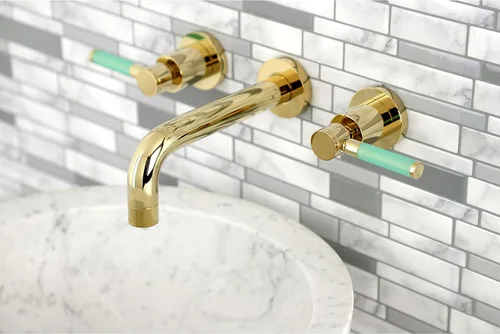 Vista 5 de Kingston Brass KS8122DKL Kaiser - Grifo de baño (latón pulido)