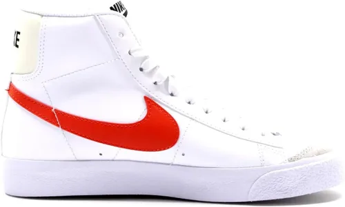 Vista 5 de Nike Blazer Mid 77 unisex para niños, Blanco, azul universitario, negro