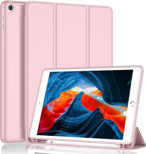 Vista 19 de iMieet - Funda para iPad de 9ª generación 2021/iPad de 8ª generación 2020 de 10.2 pulgadas con soporte para lápices, funda para iPad de 7ª