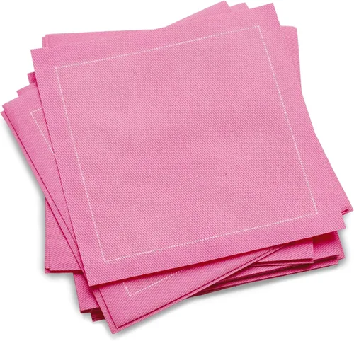 Vista 32 de Servilletas de cóctel de algodón blanco, 100% algodón, paquete de 50 unidades, 4.5 x 4.5 pulgadas, calidad de hotel, suaves y absorbentes, ideales